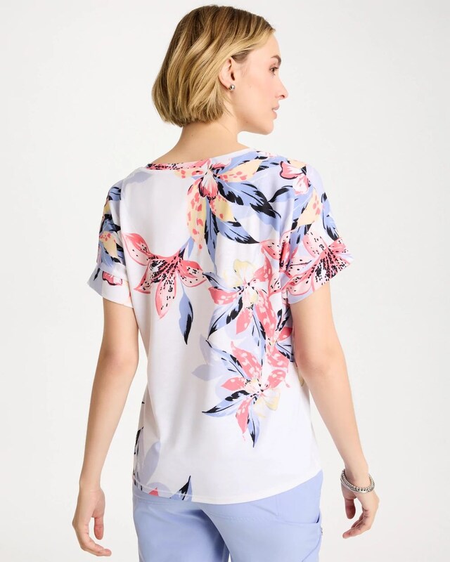 Zenergy Lily Drop Shoulder Tee - image 3